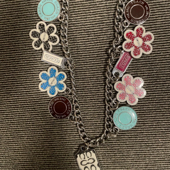 Authentic Coach Vintage Charm Necklace - Picture 2 of 7